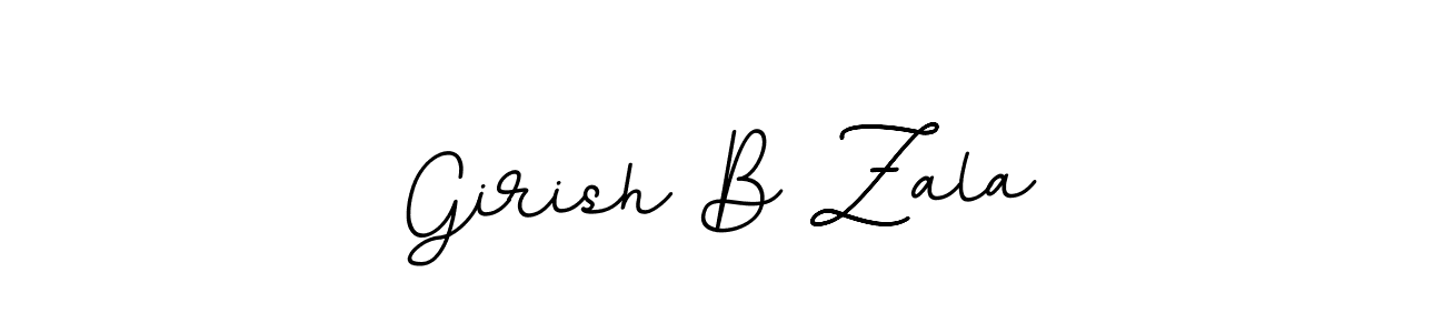 Make a beautiful signature design for name Girish B Zala. Use this online signature maker to create a handwritten signature for free. Girish B Zala signature style 11 images and pictures png